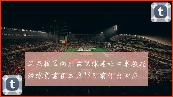 汉尼拔因向利兹联球迷吐口水被指控球员需在本月28日前作出回应